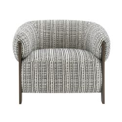 Napa Arm Chair - Black & White