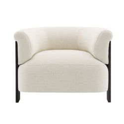 Arcadia Arm Chair - Ivory Chenille