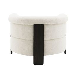 Arcadia Arm Chair - Ivory Chenille