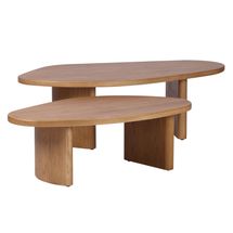 Solstice Oak Coffee Tables Set of 2