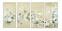 Trailing Garden Set of Four Canvas Paintings