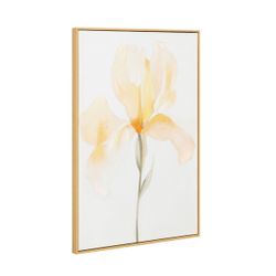 Soft Iris Set of Two Canvas Paintings