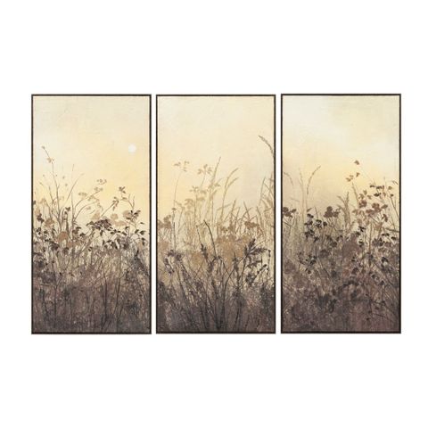 Evening Light Set of Three Canvas Paintings