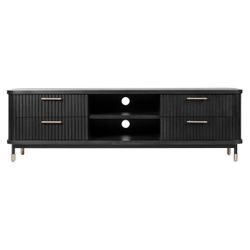 Sophia Entertainment Unit - Black - OUTLET NSW