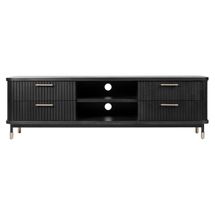 Sophia Entertainment Unit - Black - OUTLET NSW