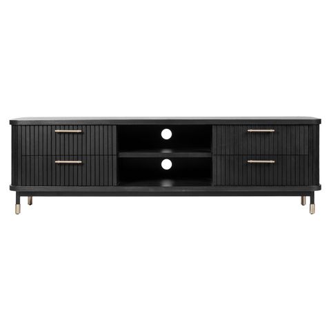Sophia Entertainment Unit - Black - OUTLET NSW