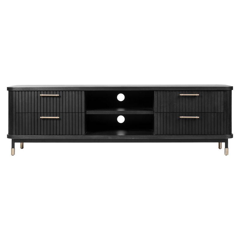 Sophia Entertainment Unit - Black - OUTLET NSW