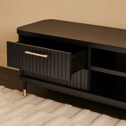 Sophia Entertainment Unit - Black - OUTLET NSW