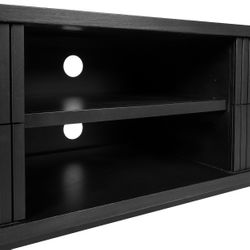 Sophia Entertainment Unit - Black - OUTLET NSW