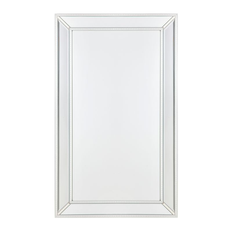Zeta Wall Mirror - Medium White