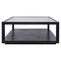 Sadie Oak Square Coffee Table - Black
