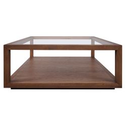 Sadie Oak Square Coffee Table - Walnut