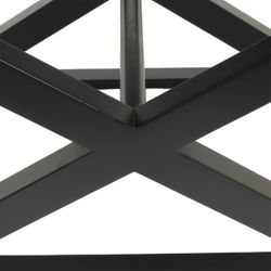 Spencer Black Timber Stool - Wheat