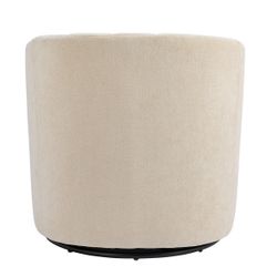 Cadman Swivel Arm Chair - Fawn Chenille - OUTLET NSW