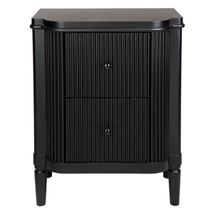 Arielle Bedside Table - Black - OUTLET NSW