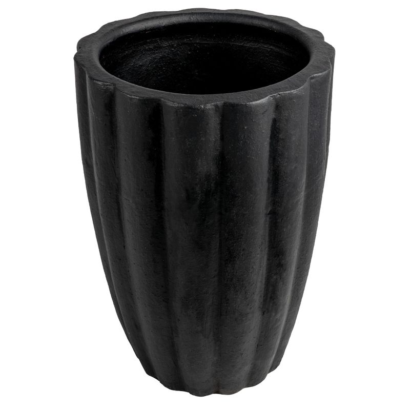 Verona Terracotta Planter - Large Black - OUTLET NSW