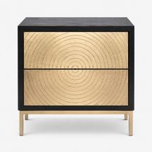 Polos Bedside Table - Black