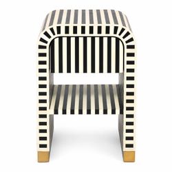 Makayla Bedside Table - Black