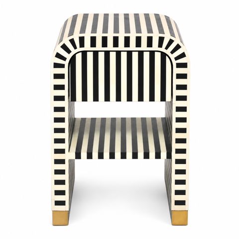 Makayla Bedside Table - Black