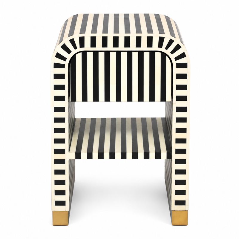 Makayla Bedside Table - Black
