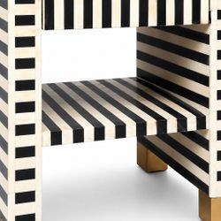 Makayla Bedside Table - Black