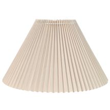 Anya Pleated Empire Shade - Small Off White