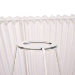 Anya Pleated Empire Shade - Small Off White