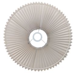 Anya Pleated Empire Shade - Small Off White