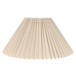 Anya Pleated Empire Shade - Medium Off White