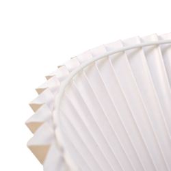 Anya Pleated Empire Shade - Medium Off White