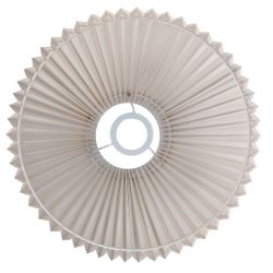 Anya Pleated Empire Shade - Medium Off White