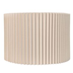 Nina Pleated Drum Shade - Medium Off White