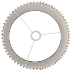 Nina Pleated Drum Shade - Medium Off White