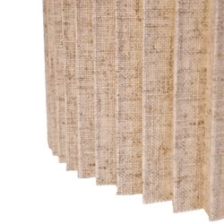 Nina Pleated Drum Shade - Medium Natural