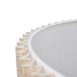 Nina Pleated Drum Shade - Medium Natural