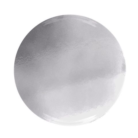 CAKE BOARD | SILVER | 5 INCH | ROUND | CARDBOARD | 2MM THICK