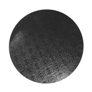 CAKE BOARD | BLACK | 7 INCH | ROUND | MDF | 6MM THICK