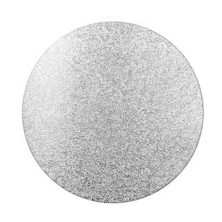 CAKE BOARD | SILVER | 18 INCH | ROUND | MDF | 6MM THICK