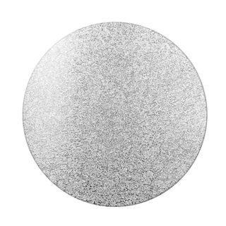 CAKE BOARD | SILVER | 7 INCH | ROUND | MDF | 6MM THICK