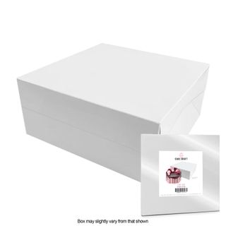 16X16X6 INCH CAKE BOX - HALF SLAB