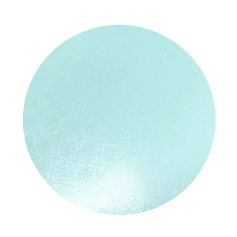 CAKE BOARD | BLUE | 8 INCH | ROUND | MDF | 6MM THICK