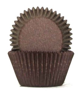 408 BAKING CUPS - CHOCOLATE BROWN - 100 PIECE PACK