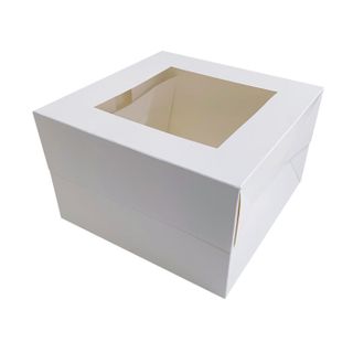 12X12X12 INCH CAKE BOX | TOP WINDOW | PE COATED