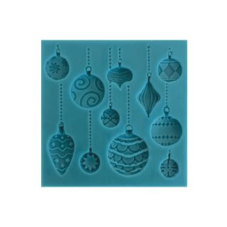 CHRISTMAS BAUBLES SILICONE MOULD
