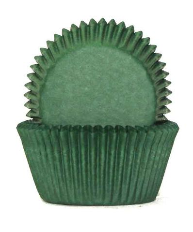 700 BAKING CUPS - DARK GREEN - 100 PIECE PACK