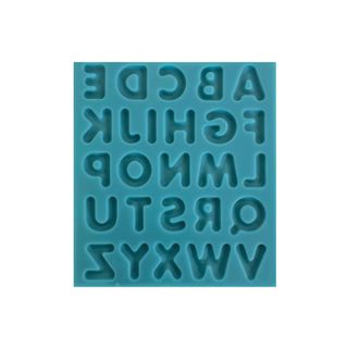 BUBBLE ALPHABET SILICONE MOULD