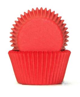 408 BAKING CUPS - RED - 100 PIECE PACK