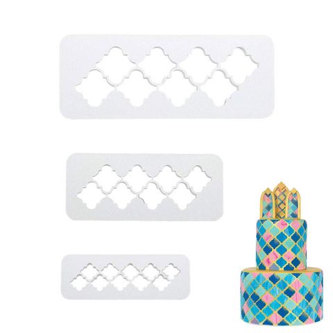 MOROCCAN PATTERN | IMPRESSION CUTTER SET | 3 PIECES