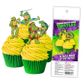 TEENAGE MUTANT NINJA TURTLES | EDIBLE WAFER CUPCAKE TOPPERS | 16 PIECE PACK