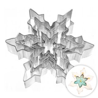 SNOWFLAKE | COOKIE CUTTER | SET OF 5